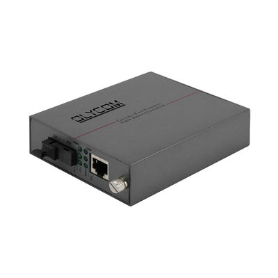 Fast Ethernet Media Converter 10/100M โหมดเดียว WDM ไฟเบอร์ไร้การจัดการ 20KM