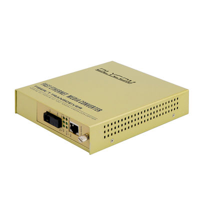 เครื่องแปลงสื่อ WDM 100Mbps Rack Mount Fiber Copper Extender ไม่จัดการ