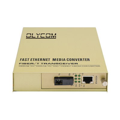 เครื่องแปลงสื่อ WDM 100Mbps Rack Mount Fiber Copper Extender ไม่จัดการ