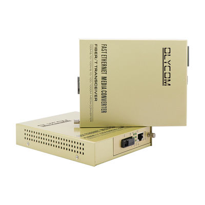 เครื่องแปลงสื่อ WDM 100Mbps Rack Mount Fiber Copper Extender ไม่จัดการ