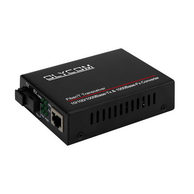 เครื่องแปลงสื่อ WDM สายใยเดียว Gigabit ไม่จัดการ 14 สล็อต