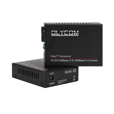 เครื่องแปลงสื่อ WDM สายใยเดียว Gigabit ไม่จัดการ 14 สล็อต