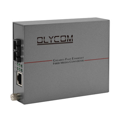 PoE Fiber Media Converter 20KM Megabit 30W Active PoE 48V Output Port SC ไม่จัดการ