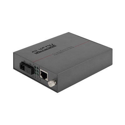 Gigabit Ethernet Media Converter Single Fiber Optic SC Port ไม่จัดการ 20KM CE