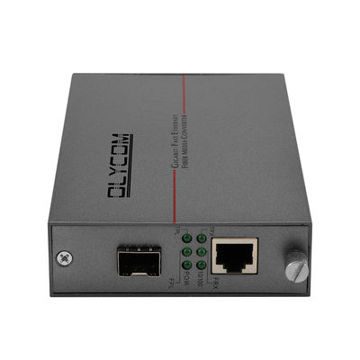 SFP ไฟเบอร์ออปติก Ethernet Media Converter Megabit Rack ติดตั้ง LFPT DC5V ไม่จัดการ