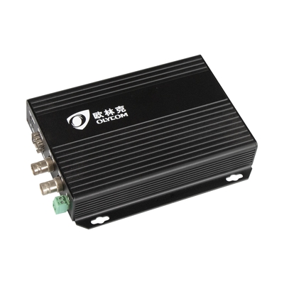 เครื่องขยายไฟเบอร์ออปติก 3G-SDI พร้อม RS485 ข้อมูล Loopout ท้องถิ่น 1 SDI ใน 2 SDI ออก
