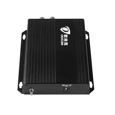 3G-SDI Fiber Optic Extender พร้อม RS485 Data Local Loopout 1 SDI In 2 SDI Out CE