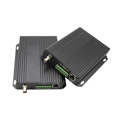 Analog Video Bidi Data RS232/RS422 10/100M Ethernet ผ่านเครื่องแปลงไฟเบอร์ DC5V
