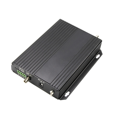 Analog Video Bidi Data RS232/RS422 10/100M Ethernet ผ่านเครื่องแปลงไฟเบอร์ DC5V