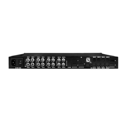 16 ท่า AHD CVI TVI CVBS วิดีโอเพื่อแปลงไฟเบอร์ HD 1080P CCTV ติดตาม AC220V