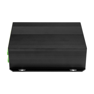 การปิดติดต่อแห้ง เครื่องแปลงไฟเบอร์ออปติก Bidi ปิด 8 Port Rack