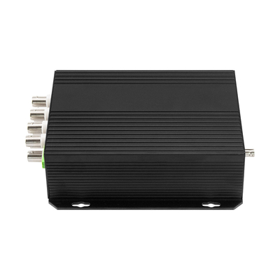 8 Port CCTV Video Audio Ethernet Dry Contact เครื่องแปลงสื่อใยไฟเบอร์ Bidi D5V2A