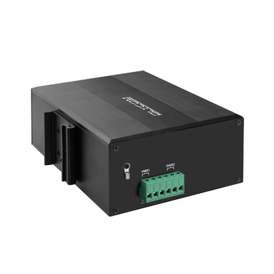 10 Port L2 Managed Fiber Switch Gigabit Rugged Ethernet VLAN RRPS สามารถจัดการได้ด้วย CE