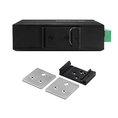 Mini 5 Port Gigabit Industrial Fiber Switch SFP Uplink Unmanaged Din Rail ประเภท DC12V