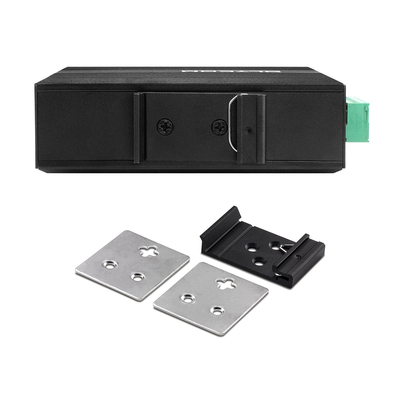 20KM 2 Port Network Industrial Gigabit Fiber Switch พร้อมขั้วต่อ LC 1 ตัว Outdoor